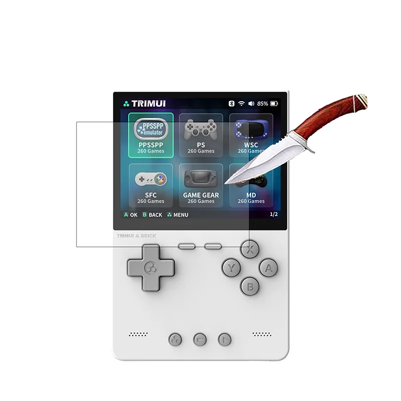 Portable Trimui Brick Screen Protector Film Trimui Brick TG3040 Console Temper Glass Screen Protector Films Game Accessories
