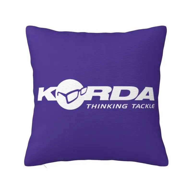 

Наволочка с логотипом рыбалки Korda, 40x40 см, Подарочная мягкая диванная подушка в скандинавском стиле для ловли карпа, рыбака