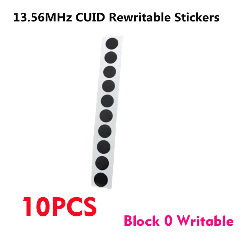 10Pcs black CUID