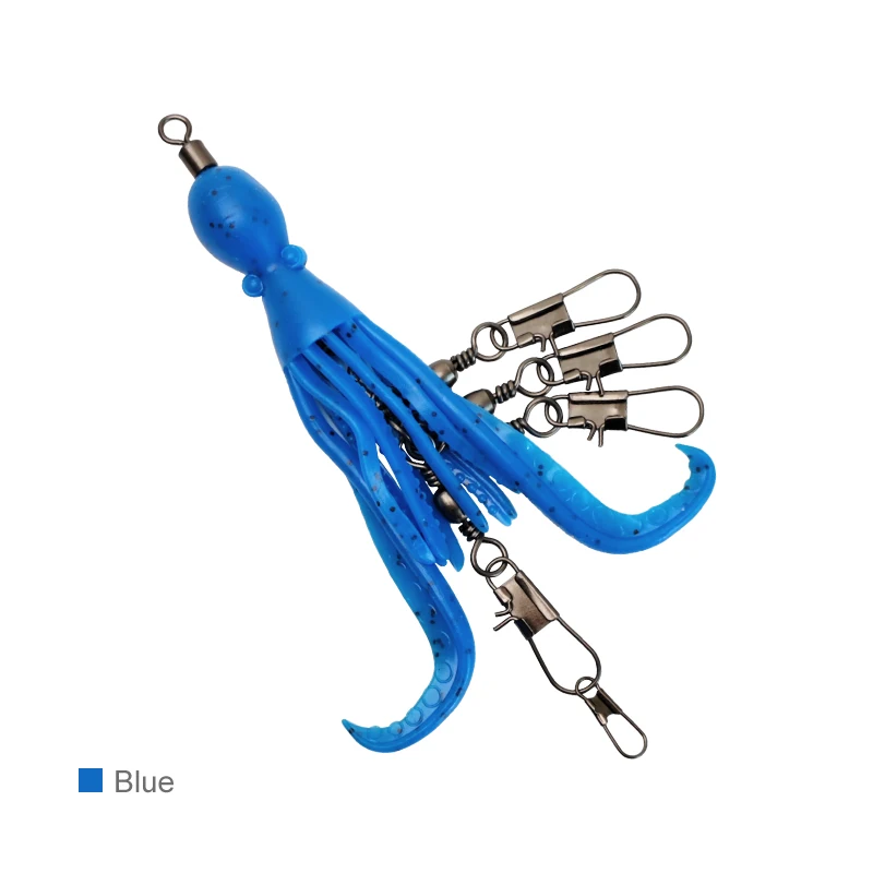  slider image of 2pcs Silicone Octopus Bait