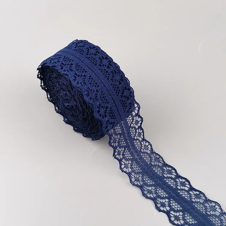 30mm Lace Navy Blue
