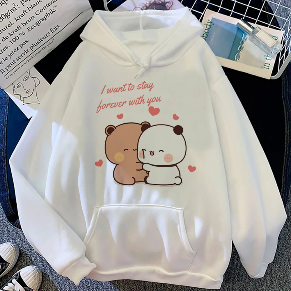 

Bubu Dudu hoodies women long sleeve top Kawaii anime Winter Hooded Shirt Hood female Kawaii sweater