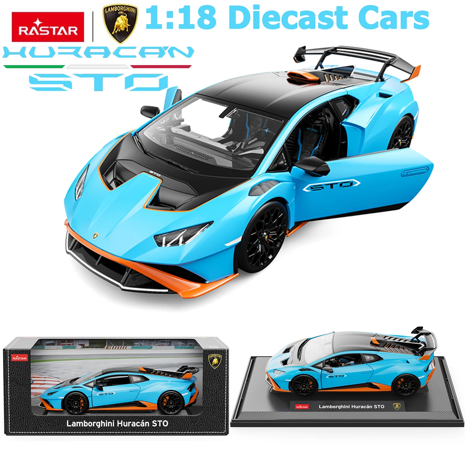 自動車 Lamborghini RUNNER 1:18 huracan STO Runner Lamborghini Huracan STO Novitec! • DiecastSociety.com