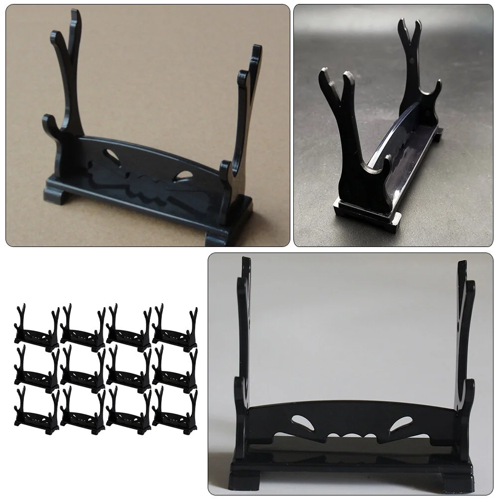 Storage Rack Household Sword Stand Toy Display Wall Mounted Clothing Swords Holder Samurai Small Shelf Bracket Arms 12 Pcs telescopic sword,tai chi sword tassel