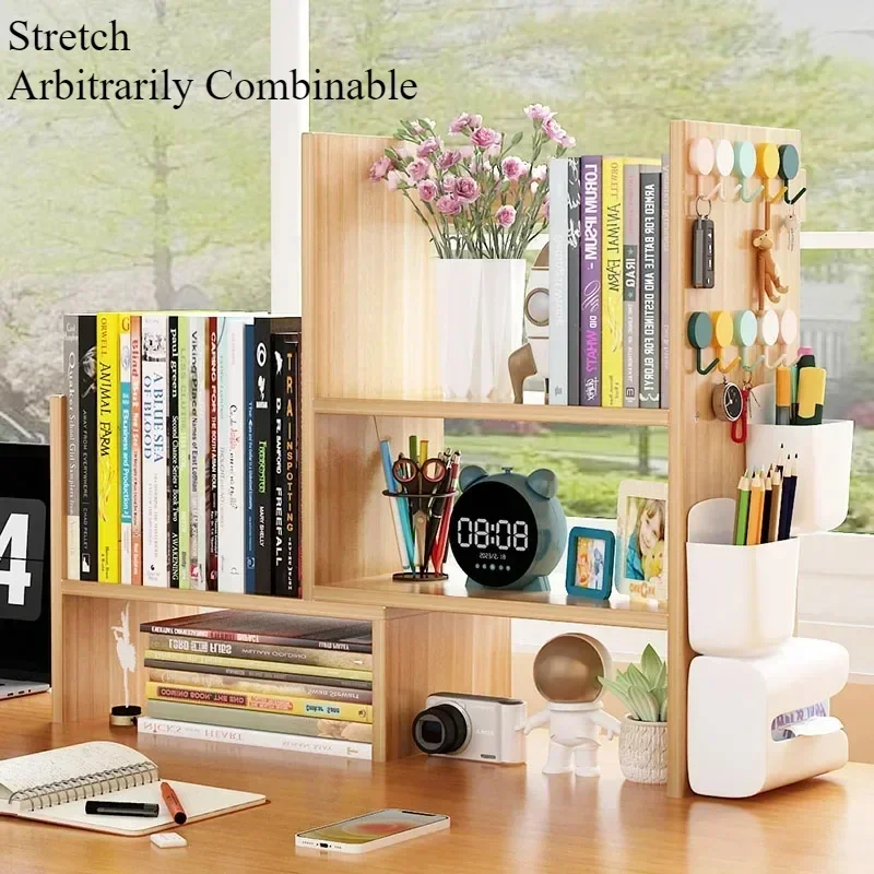 Modular Office Magazine Holder Desk Organizer Mini Small Book Bookcase Children Porte Revue Bois Furniture Bookcase