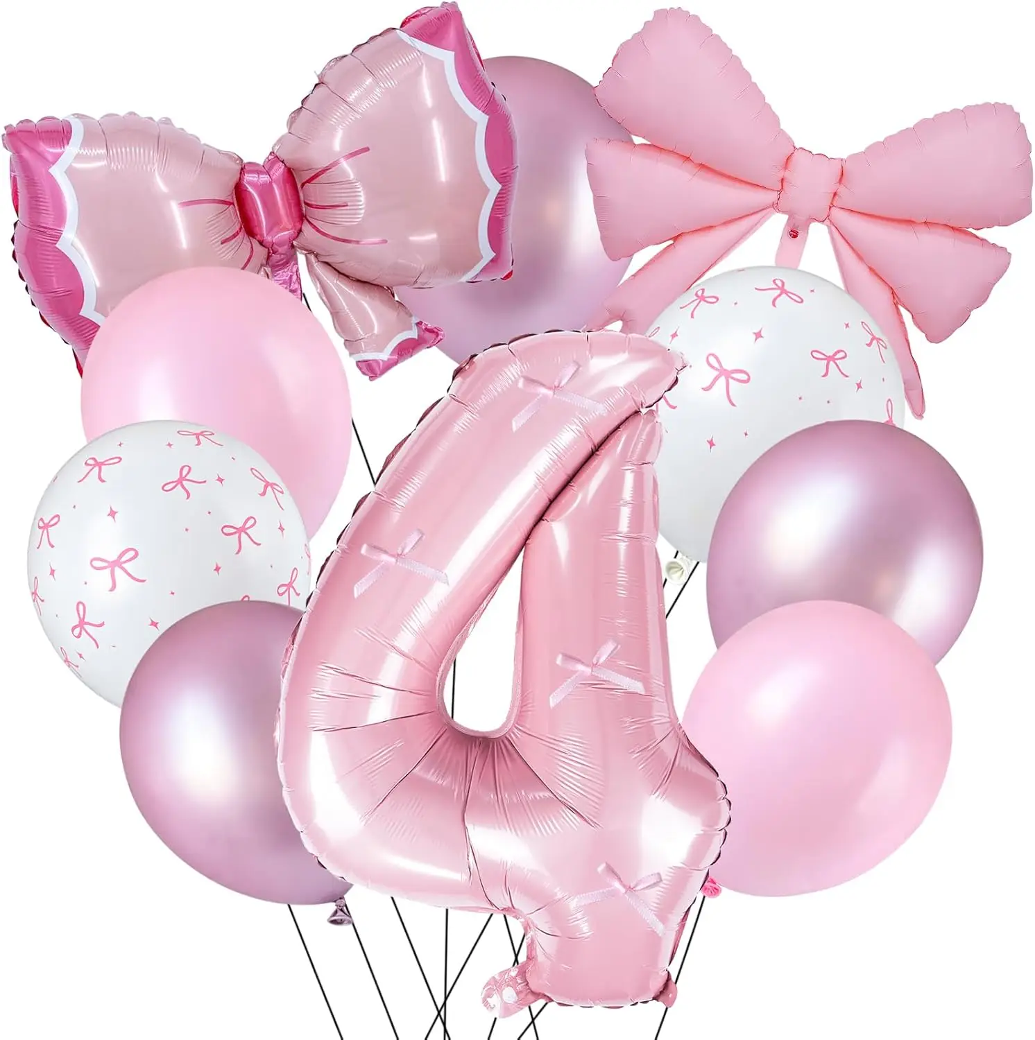 32 Zoll Bogen-Ballons Hellrosa Weiß Transparente Pastell-Ballons Mädchen Prinzessin Baby Geburtstag Hochzeit Junggesellinnenabschied Jubiläum – Detail 9