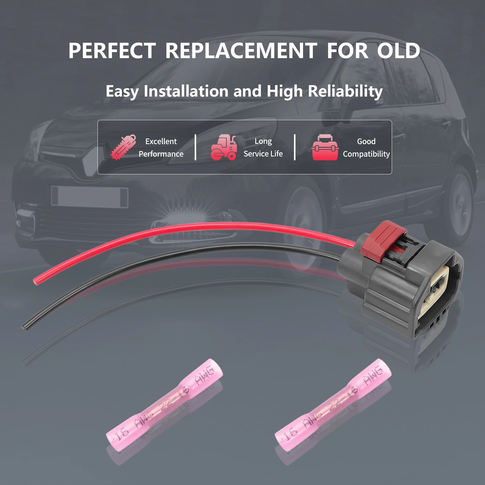 1x Electric Handbrake Cable for Parking Brake Cable Harness Adapter for Handbrake Grand Scenic 3 2009-