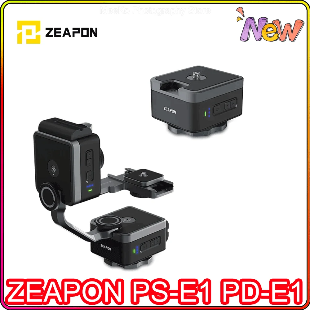 ZEAPON PS-E1 PD-E1 PONS Motorized Pan Head The Horizontal Load Up To 50 kg Single Axis Double Axis Linkage