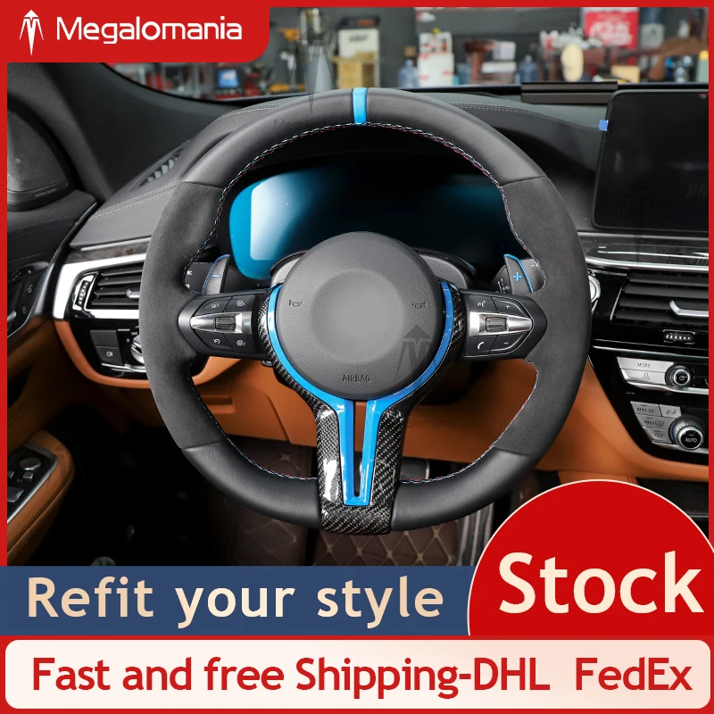 

For BMW F30 F31 F32 F34 F10 F18 F07 F20 F22 F23 F15 F16 F25 F26 F80 F87 F21 F52 F40 F45 F46 F35 F82 Full Leather Steering Wheel