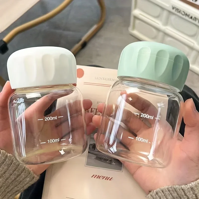 Mini Water Bottle Clear Plastic Portable Reusable