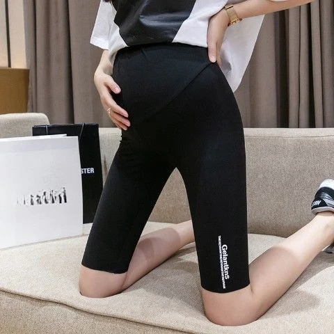 Maternity Pants Summer Thin Leggings Summer Anti-light Yoga Shark Pants Tight Shorts Shorts Women's Fashion