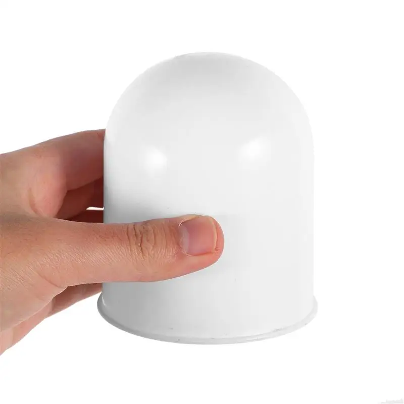 Ball Bottom Round Toilet Brush Base Cup Toilet Brush Plastic Holder 3Pcs