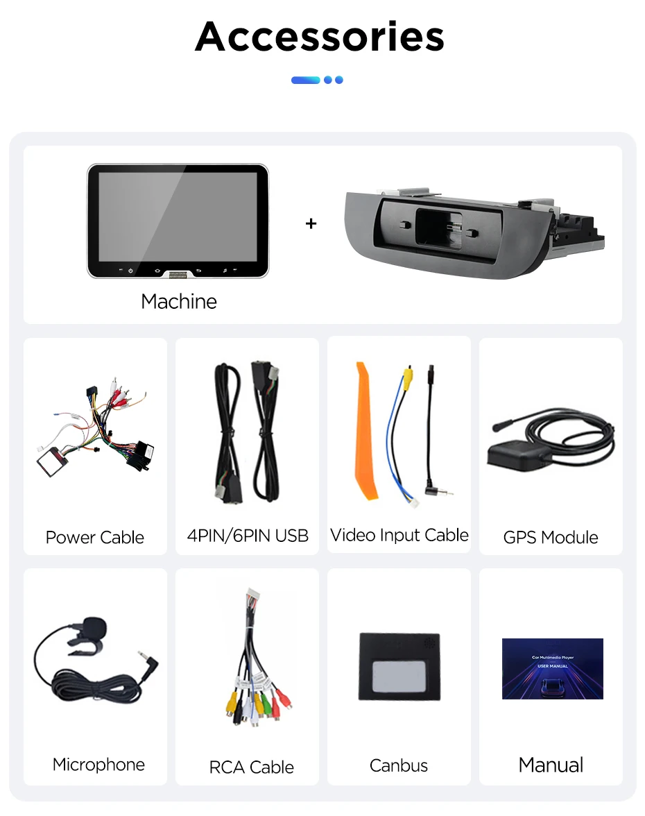 Android Autoradio für Fiat 500 500C Abarth 2007-2015 CarPlay, GPS-Navigation, Smart-System und FM-Radio