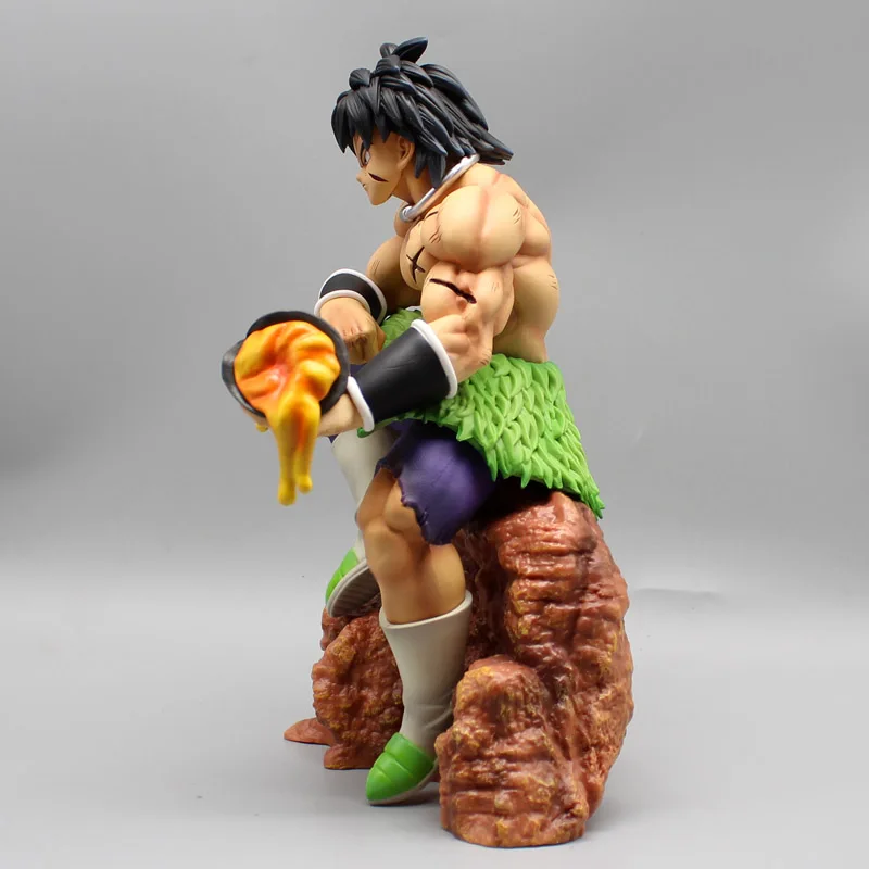 Anime Dragon Ball Z Super Saiyan Broly Broli Lift Ashtray Figure