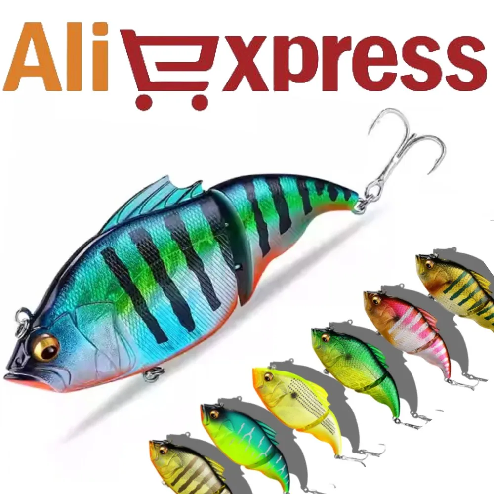 Swimbaits Fishing Vatalion 115 mm Vibration Jointed Wobbler Swimbait Bigmouth Bass Lure Floating Glidebait Vatalion 115F Leurre