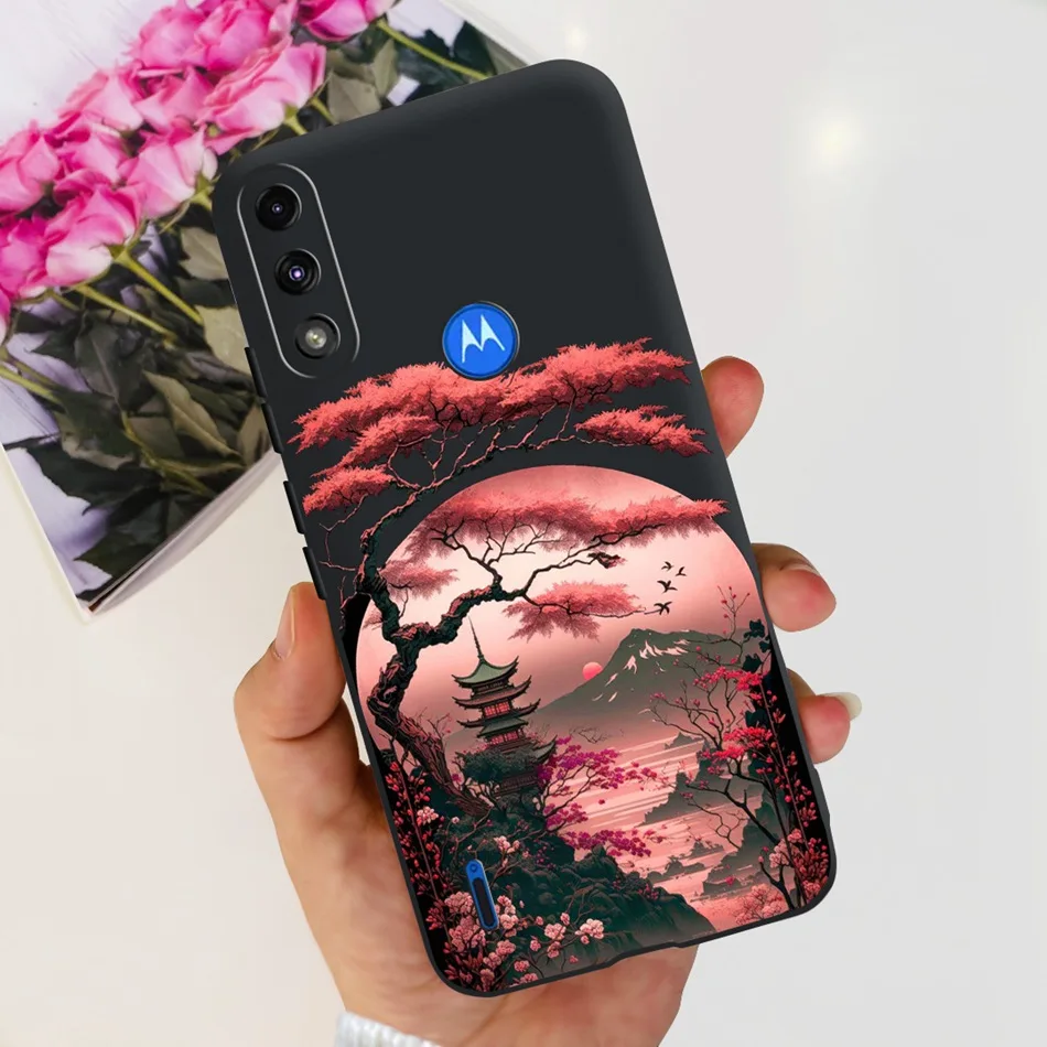 Cute Panda Cartoon Soft TPU Black Silicone Phone Case
