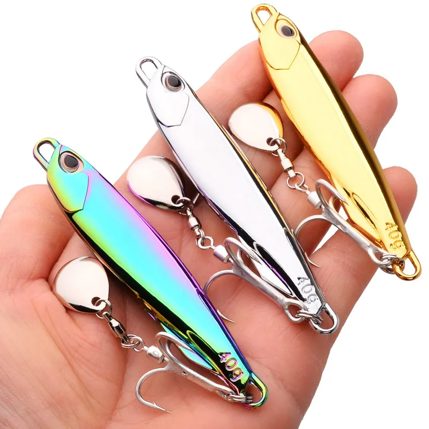 1 Stück Silberfarbener Meeresangelköder 7g 10g 15g 20g 30g 40g Jigging-Köder Weitwurf-Luya Metall-Angelköder Salzwasser-Köder – Detail 1