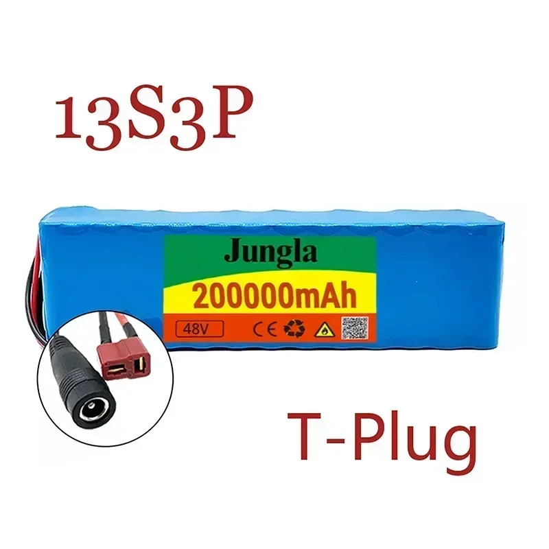 

New high-quality 13s3p 48V200Ah 1000W lithium ion battery pack, electric bicycle, electric bicycle scooter, with BMS and charger