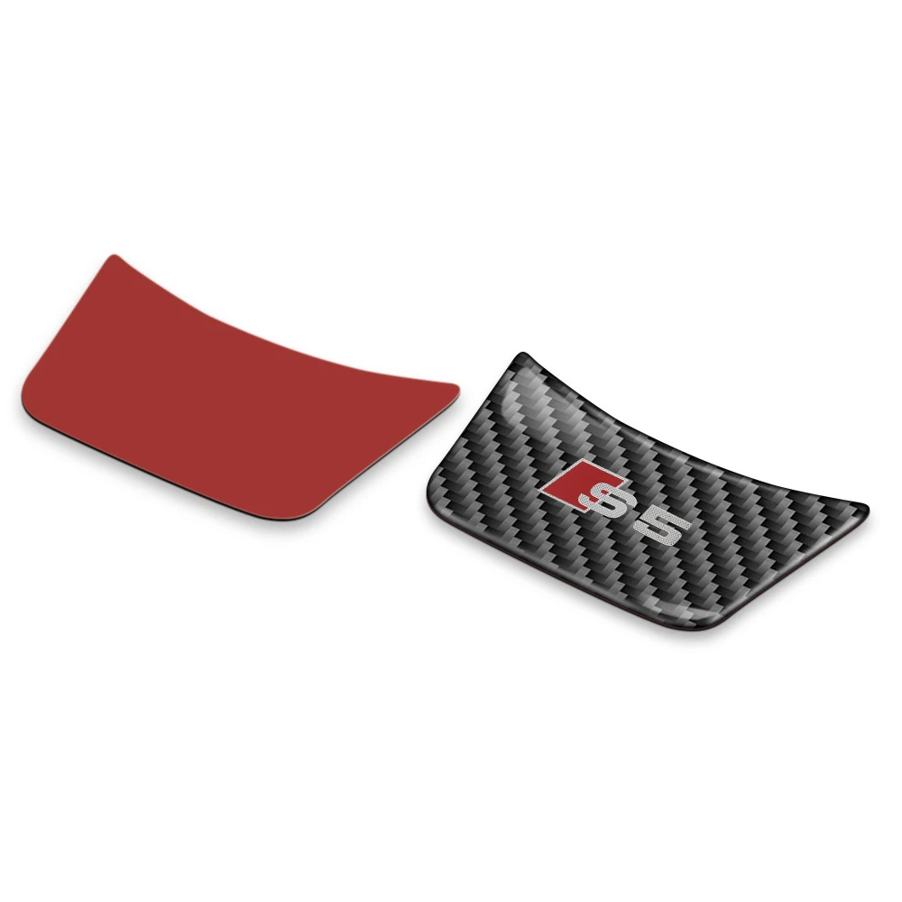 Premium Aluminium Alloy Steering Wheel Sticker Emblem Valve Cap with SLine RS Logo