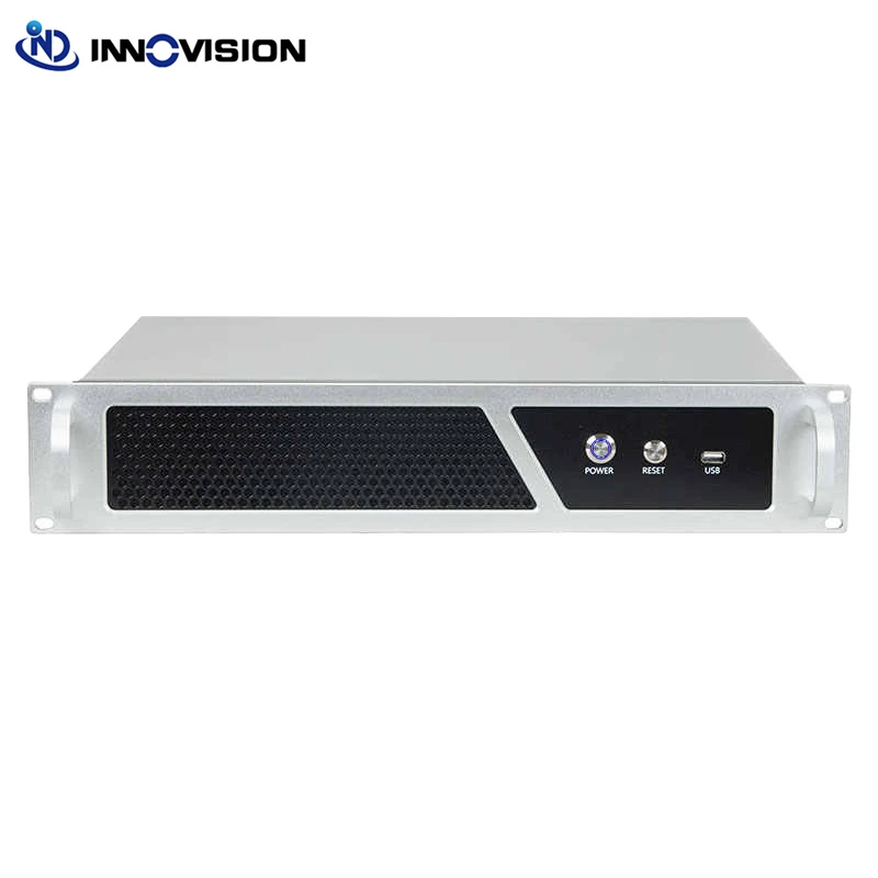 Compact 2U Rack Mount Chassis L350MM Industrial Control Equipment Monitoring Network Server Case