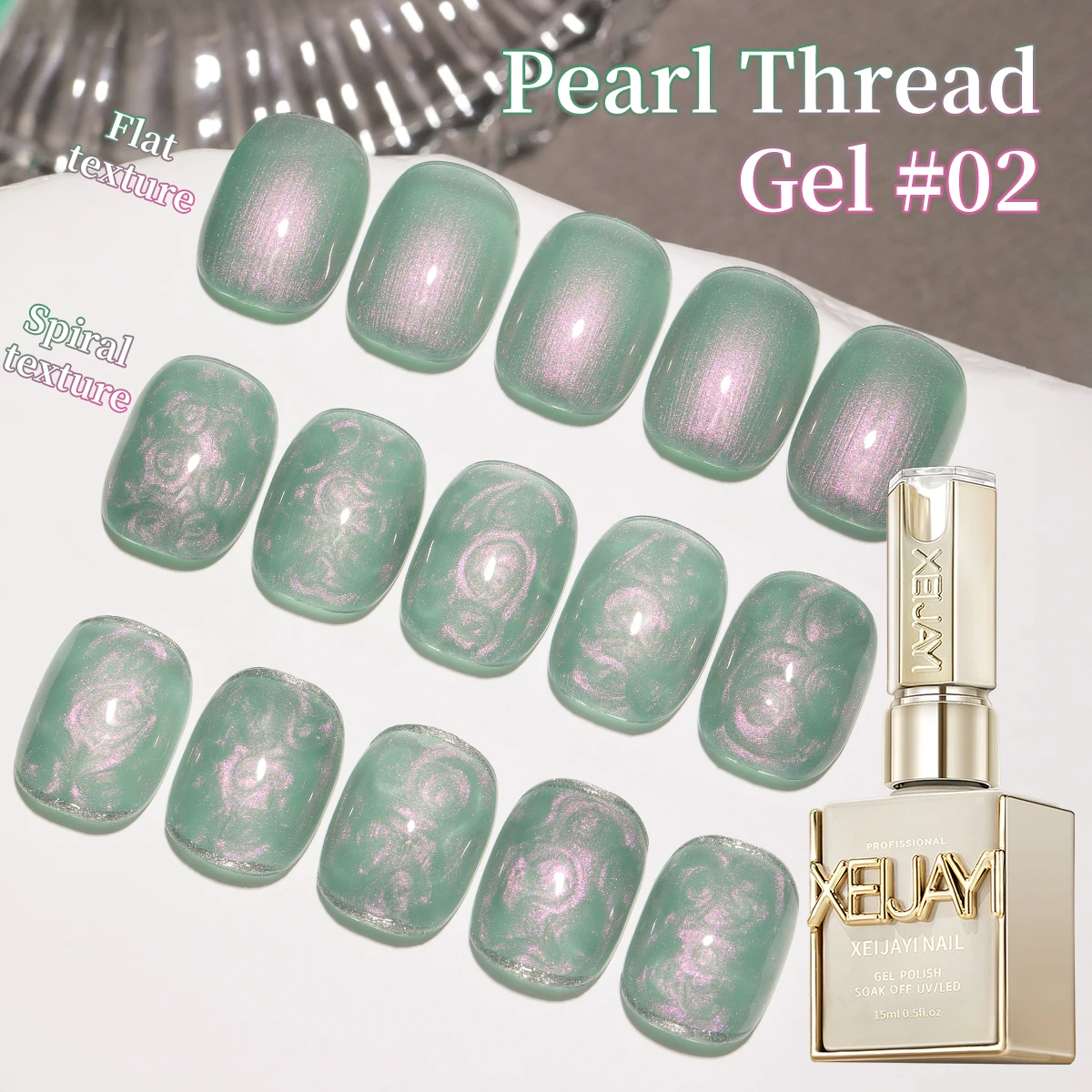 Metallic Pearl Summer Nail 2025