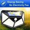 Hot Selling Solar Human Body Induction Wall Lamp Outdoor Garden Courtyard Lamp New Rural Area Outdoor Wall Landscape LED Lamp 1