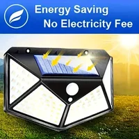 Hot Selling Solar Human Body Induction Wall Lamp Outdoor Garden Courtyard Lamp New Rural Area Outdoor Wall Landscape LED Lamp 1