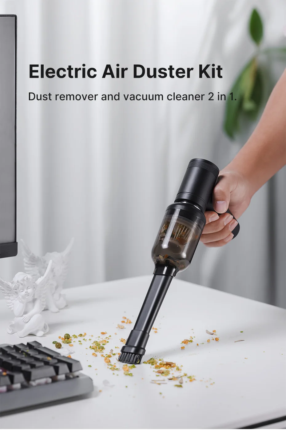 Ulanzi Powerful Electric Air Duster (Black/White)