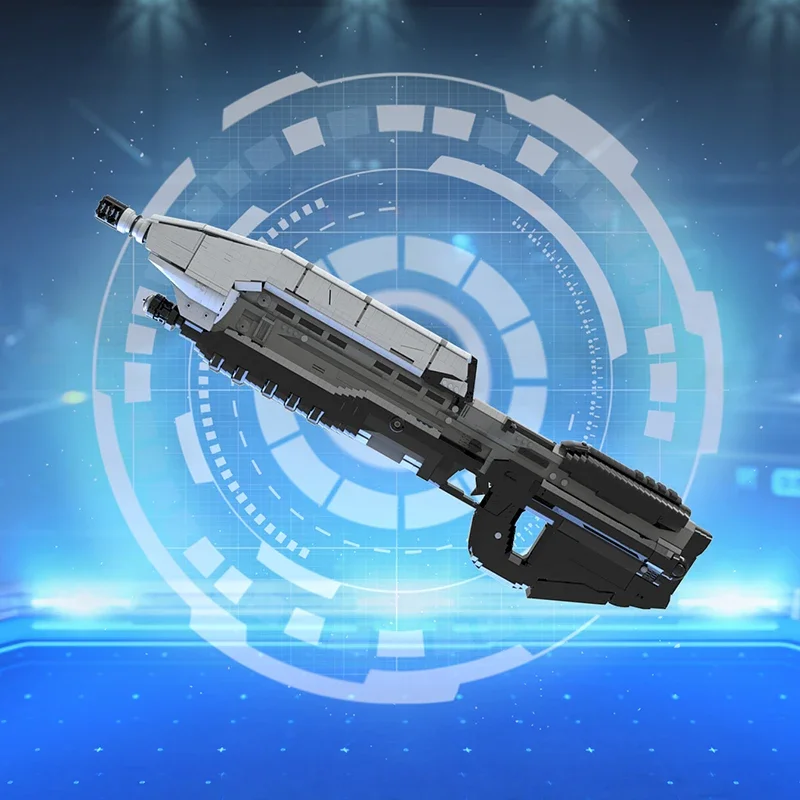 

Movie Series For Halos MA5D Rifle Gun Building Blocks Kit BuildMoc Assault Weapon Assemble Arms Brick Toy Children Birthday Gift
