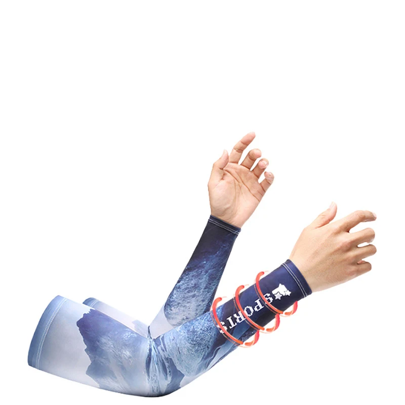 UV Solar Arm Sleeves Men's Summer Elastic Driving Cycling UV Protection