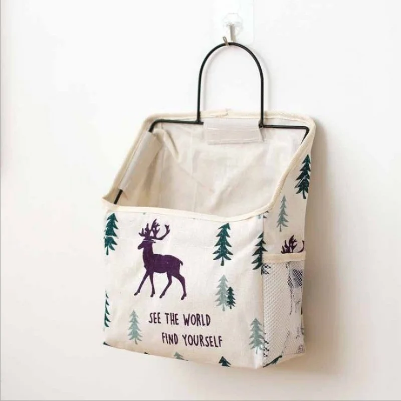 

Door Decoration Pendant Storage Bathroom Bathroom Fabric Waterproof Storage Hanging Bag Dormitory Bedside Wall