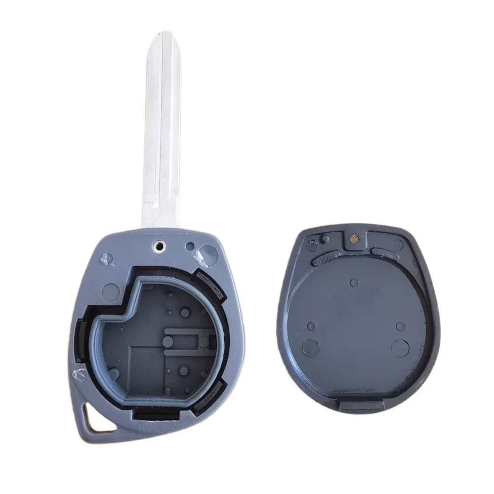 2 Buttons Replacement Remote Car Key Shell for Suzuki Grand Vitara SWIFT HU133R/TOY43/SZ11R Blade Rubber Button Pad key case car key shell key cover fob cover key fob replacement
