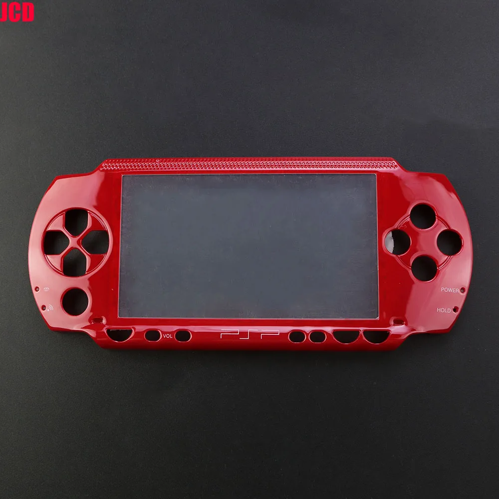 JCD 투명 보호대 전면 케이스, PSP 1000 PSP1000 게임 콘솔 페이스 플레이트 케이스, 컬러 케이스, 신제품, 1 개