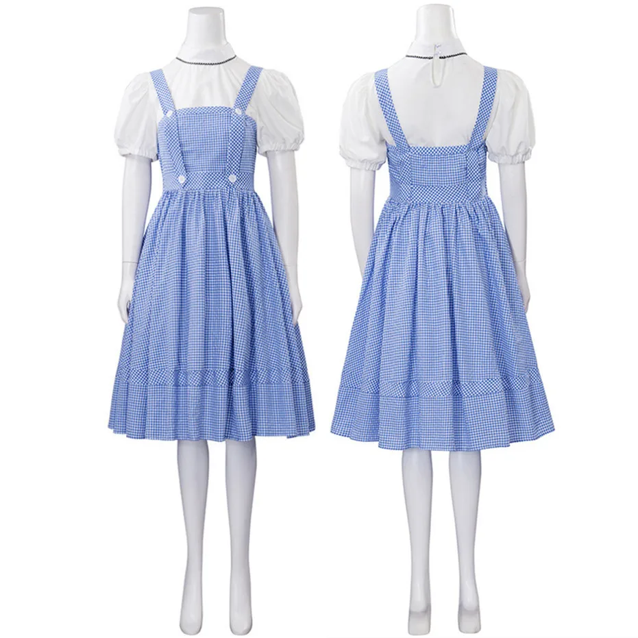 

CosDaddy Dorothy Princess Cosplay Costume Adult Women Dress Suits Halloween Carnival Costume