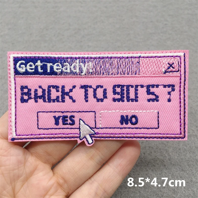 Cartoon Tier gestickte Patches für Kleidung Thermo kleber Patches Brief Patch Eisen auf Patches DIY Jacken Nähen Aufkleber – Detail 10