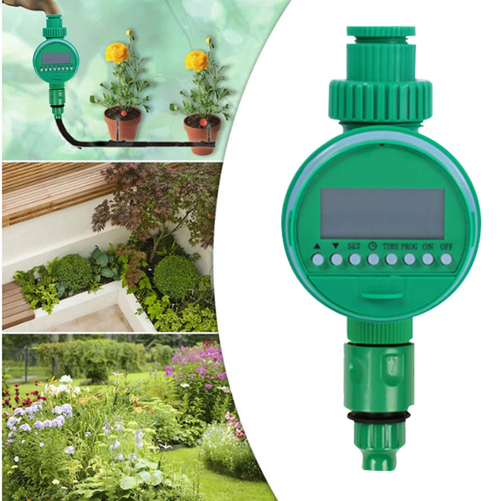 Irrigation Timer with LCD Display Plant Watering Timer Automatic
