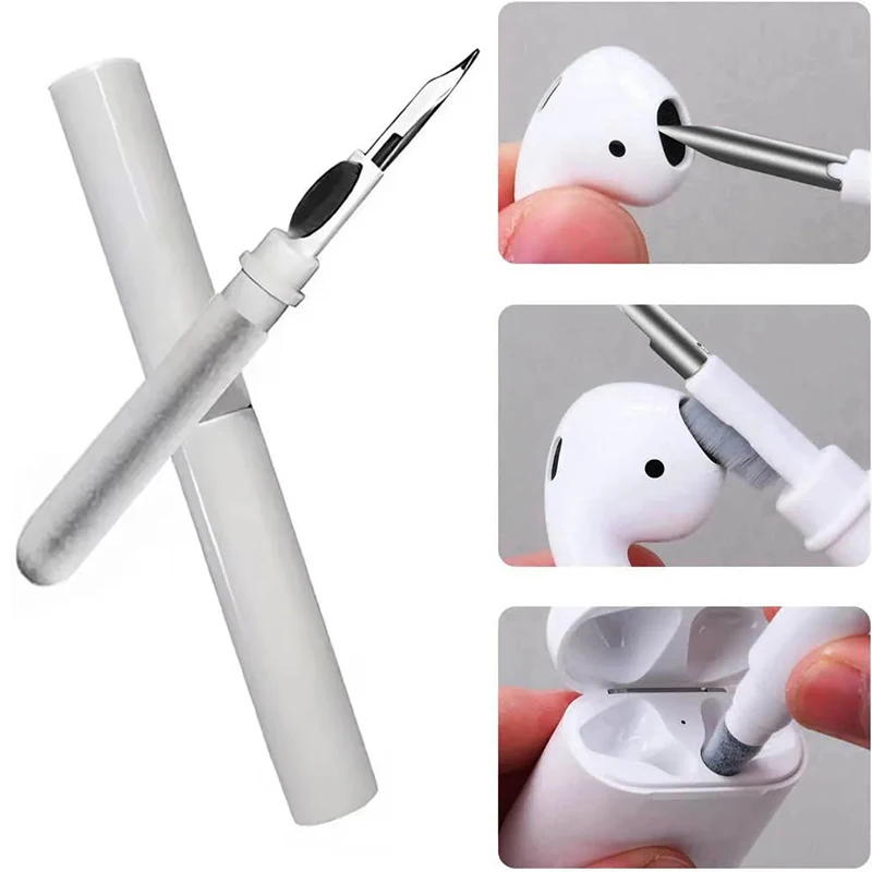 Набор для очистки наушников Airpods Pro 3 2 1 Bluetooth, инструмент для очистки наушников, Прочный чехол для наушников, ручка-щетка для очистки Xiaomi Buds 5 Pro