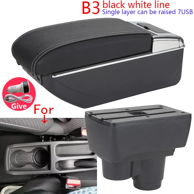 Pour Duster I 2010-2015 Accoudoirs Boîte Rotatif Consoles Main Avec