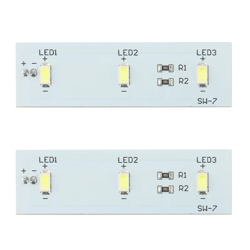 

2X For Refrigerator LED Light Strip Bar Replacement For Electrolux Refrigerator ZBE2350HCA SW-BX02B Repair Part