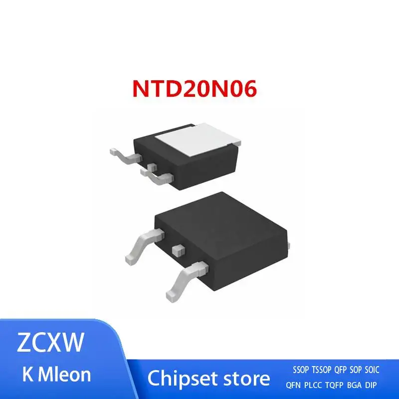 

10PCS-50PCS/LOT NTD20N06T4G NTD20N06 TO-252