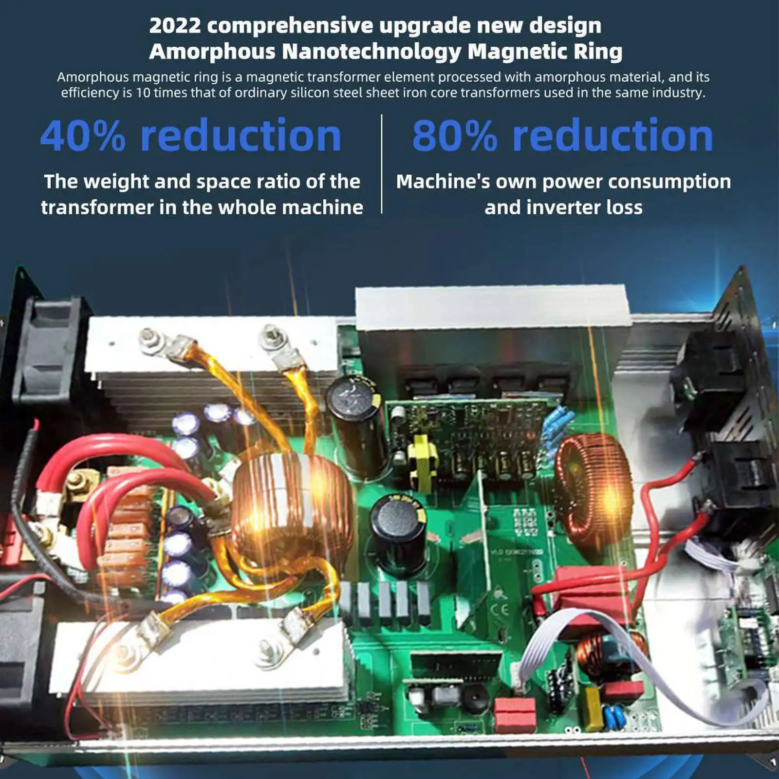 Inverter Solare a Onda Pura da 8000W 10000W 12000W, da 12V 24V 48V 60V 72V a AC 110V 220V, Convertitore di Tensione e Frequenza - Image 3