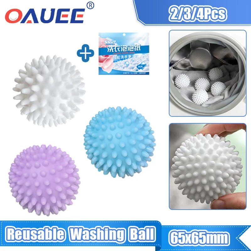 

PVC Dryer Ball Reusable Laundry Balls Washing Machine Drying Fabric Softener Ball for Home Clothes Cleaning Ball Tool Accessrice