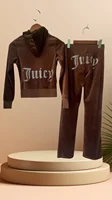 2026 Juicy Lovers marque mode automne femmes costumes de sport lettre imprimer mince survêtements décontractés col à capuche vêtement de sport 1