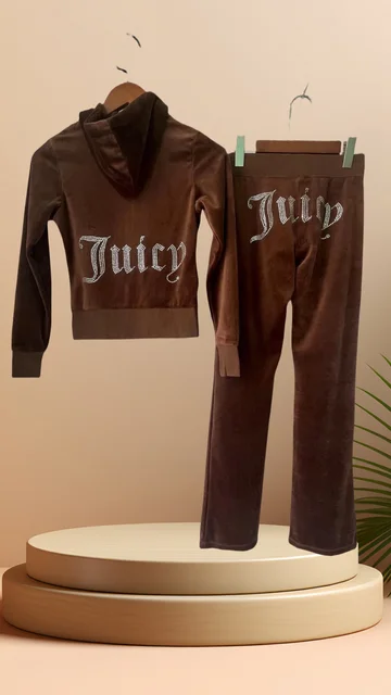 2026 Juicy Lovers marque mode automne femmes costumes de sport lettre imprimer mince survêtements décontractés col à capuche vêtement de sport 1