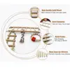 DIY HandCraft Birdcage Wood Parrot Toys Climbing Ladder Hamsters Toy Bird Supplies 4