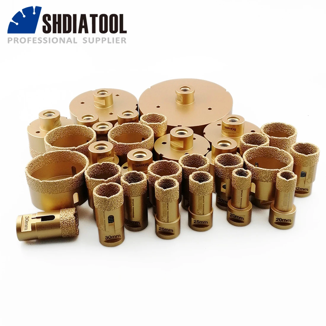 SHDIATOOL Diamond Drilling Core Bit Dry M14 Masonry Hole Saw Opener Cup Cutter Crown Porcelain Tile Granite Marble Stone Ceramic dt diatool diamond drilling bits 58 thread for tile porcelain granite marble ceramic core holes saw bits milling bits