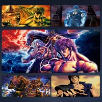 H-Hokuto No Ken Custom Skin PC Gaming Mouse Pad Gamer Desk Mats Keyboard Pad Mause Pad Muismat For Teen Girls Bedroom 1