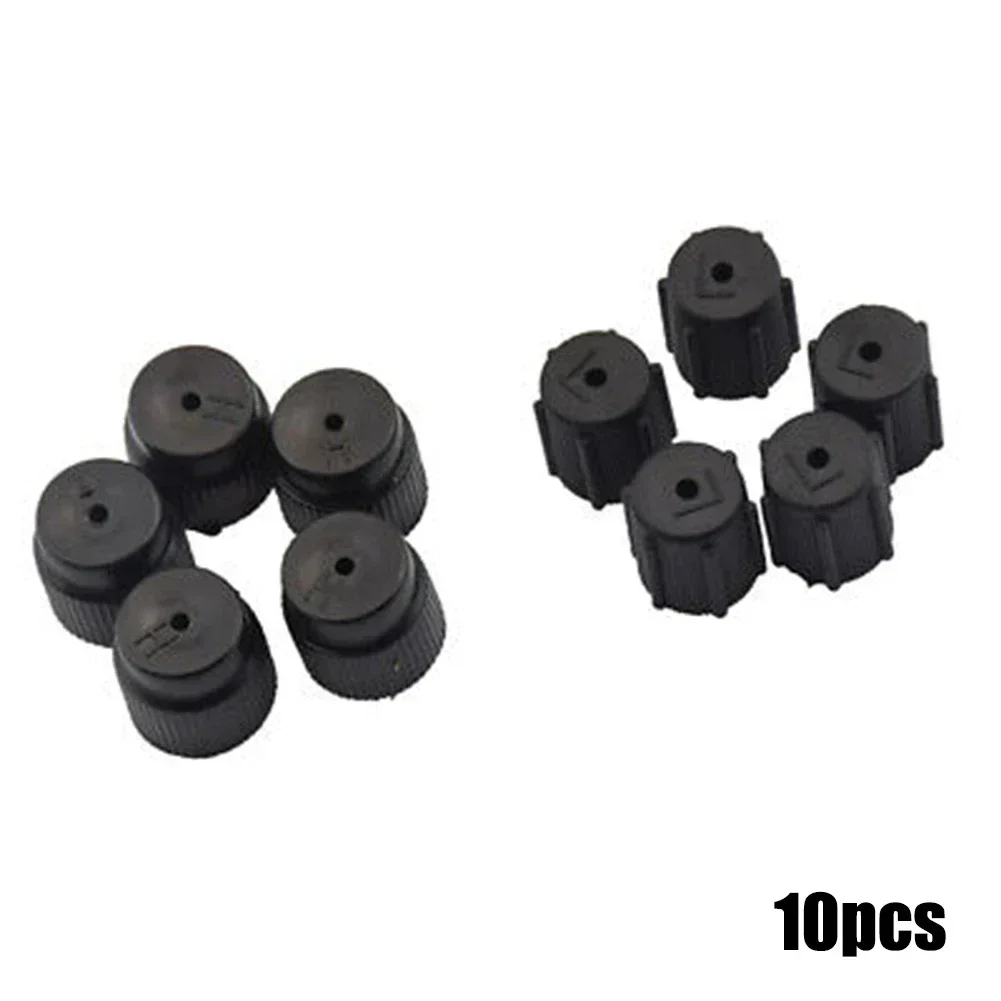 10Pcs R134a 16mm Air Conditioning Service AC System Charging Port Caps High/low AC Auto Accessories For Car Air Conditioner air conditioning charging port caps