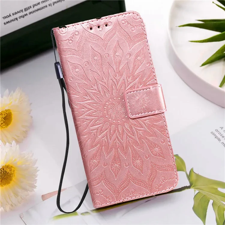 Elegant PU Leather Wallet Case with Flip Stand and Card Holder