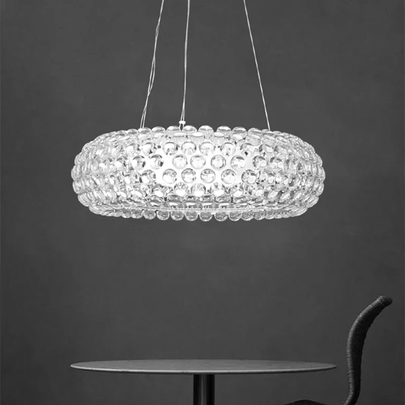 Art Acrylic Pendant Light Kitchen Island Restaurant Ceiling Light Living Room Bedroom Chandelier for Home and Decoration Lustre